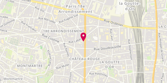 Plan de MILI Mohamed, 51 Boulevard Barbes, 75018 Paris