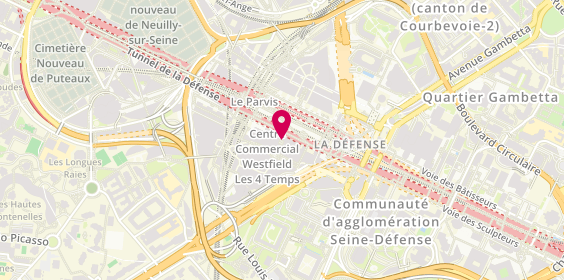 Plan de Bexley Paris la Défense, Centre Commercial Les 4 Temps - Proche Promovacances et Oxybul
15 Parv. De la Défense, 92092 Puteaux
