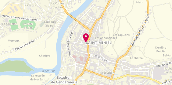 Plan de Angele's, 1 Rue Notre Dame, 55300 Saint-Mihiel