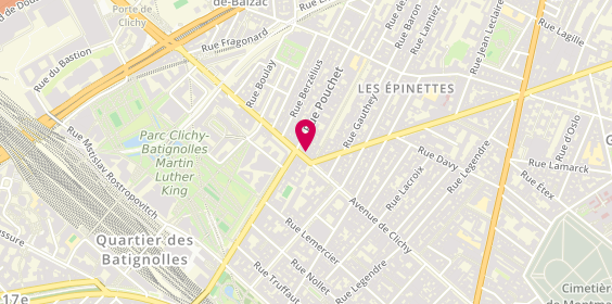 Plan de Zheng, 158 Avenue de Clichy, 75017 Paris