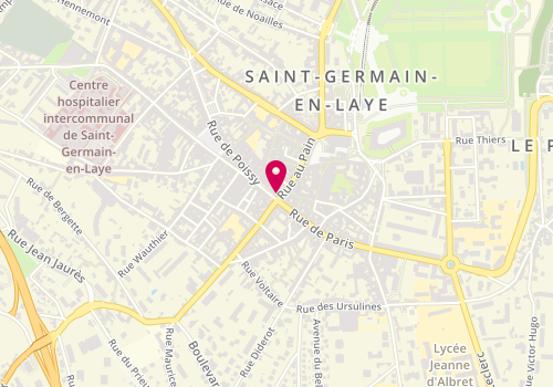 Plan de Father & Sons, 1 Rue au Pain, 78100 Saint-Germain-en-Laye