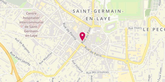 Plan de Ikks, 7 Rue au Pain, 78100 Saint-Germain-en-Laye