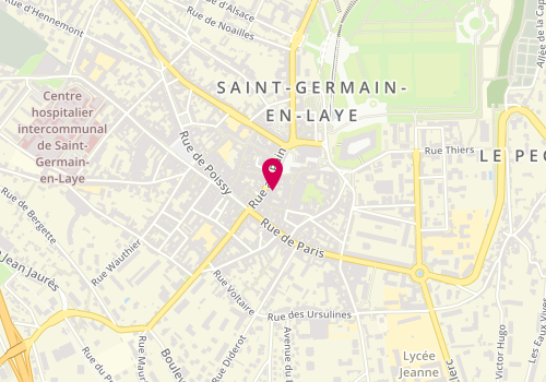 Plan de Les Petites… Paris, 32-34 Rue au Pain, 78100 Saint-Germain-en-Laye