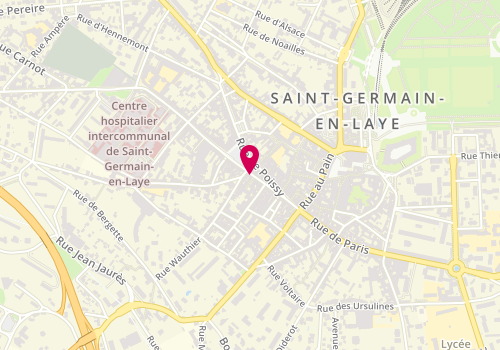 Plan de Just For You, 9 Rue de Pologne, 78100 Saint-Germain-en-Laye