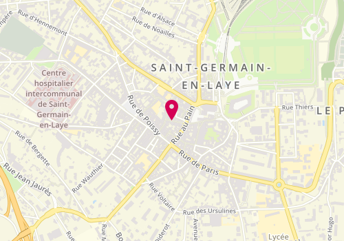Plan de Sergent Major, 7 Rue Collignon, 78100 Saint-Germain-en-Laye