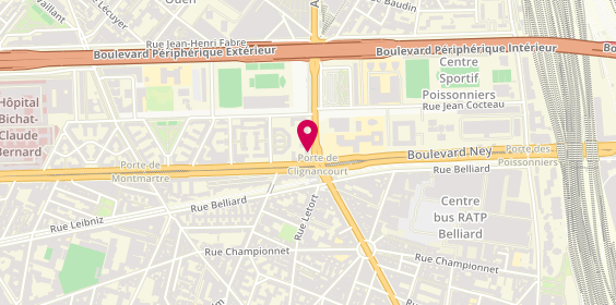 Plan de Palais de la Chaussure / Lml Tendance / Tendance des marques, 1 avenue de la Prte de Clignancourt, 75018 Paris