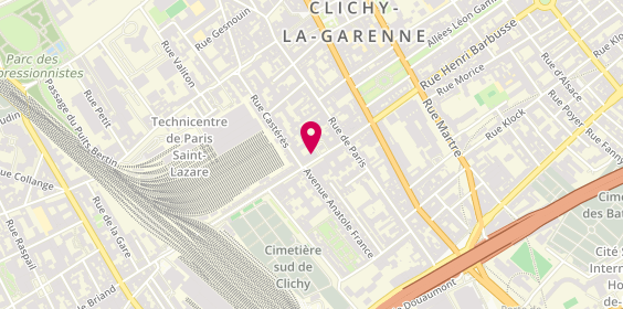 Plan de Maison 123, 57-59 Rue Henri Barbusse, 92110 Clichy