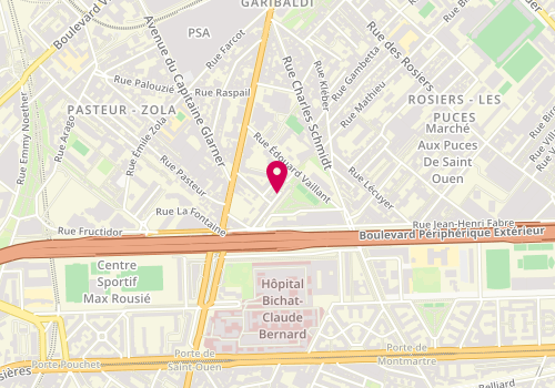 Plan de JELASSI Mohamed, 4 Rue Edouard Vaillant, 93400 Saint-Ouen-sur-Seine
