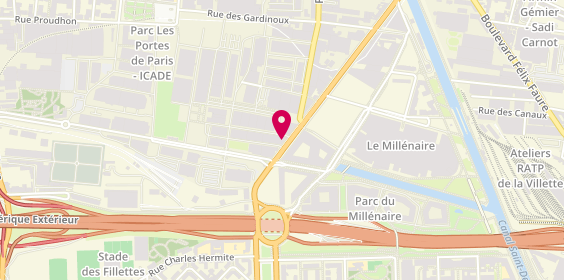 Plan de Etablissement Michel, 45 avenue Victor Hugo, 93300 Aubervilliers