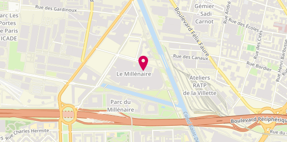 Plan de Chausséa, Centre Commercial le Millénaire
23 Rue Madeleine Vionnet, 93300 Aubervilliers