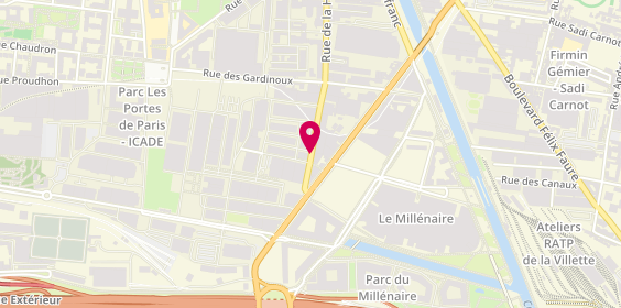 Plan de Asia Lingerie, 67-77
67 Rue de la Haie Coq, 93300 Aubervilliers