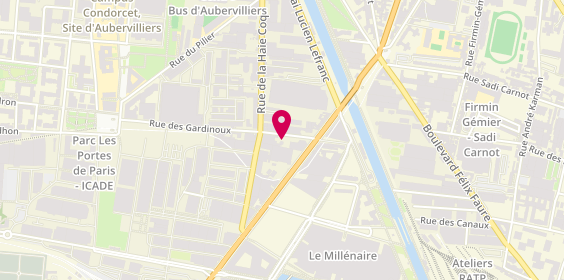 Plan de M & Style, 5 Rue des Gardinoux, 93300 Aubervilliers