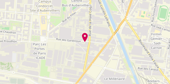 Plan de Mp Fashion, 11-15 Rue des Gardinoux, 93300 Aubervilliers