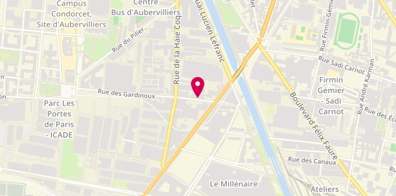 Plan de Coco Huit, 2 Rue des Gardinoux, 93300 Aubervilliers