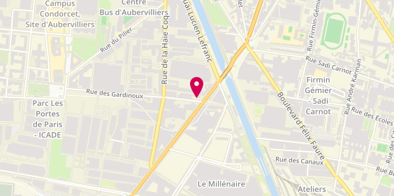 Plan de Kayenne, 2 Rue des Gardinoux, 93300 Aubervilliers