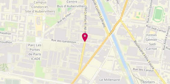 Plan de Attora, 55 Rue de la Haie Coq, 93300 Aubervilliers