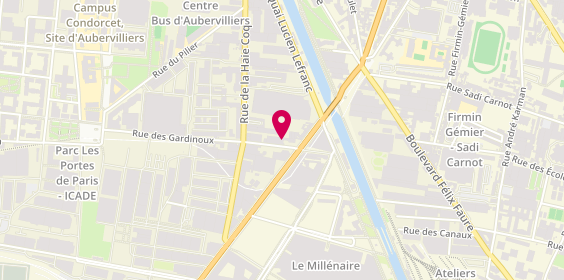 Plan de Bixing, 2 Rue des Gardinoux, 93300 Aubervilliers