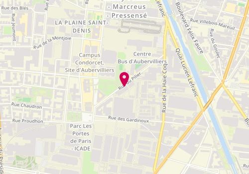 Plan de Le Manège Enchanté, 11 Rue du Pilier, 93300 Aubervilliers