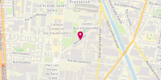 Plan de G F Mode, 11 Rue du Pilier, 93300 Aubervilliers