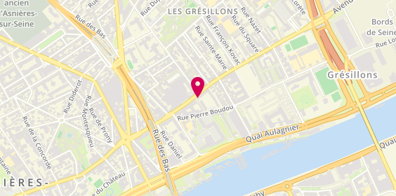 Plan de Yatout, 70 avenue des Grésillons, 92600 Asnières-sur-Seine