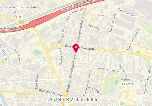 Plan de Gaiya Beauty, 54 Boulevard Anatole France, 93300 Aubervilliers