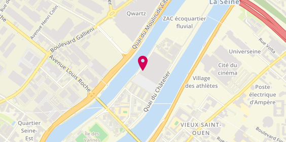 Plan de Adidas, Quai du Châtelier 8-10, 93450 L'Île-Saint-Denis