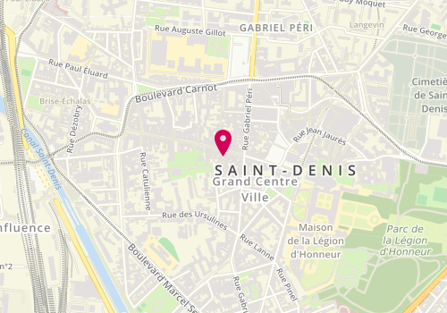 Plan de Shana, 43 Rue de la République, 93200 Saint-Denis