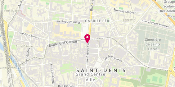 Plan de Amonera, 125 Rue Gabriel Peri, 93200 Saint-Denis