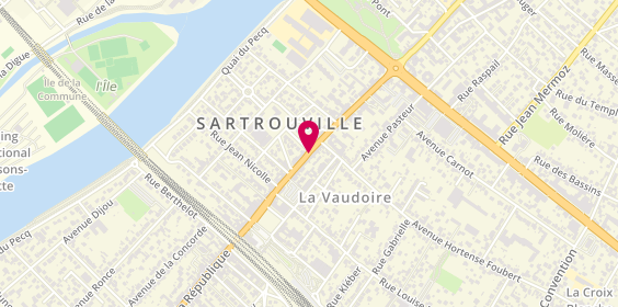 Plan de Le Marathonien, 51 avenue Jean Jaurès, 78500 Sartrouville