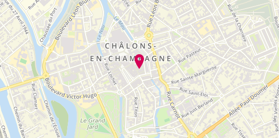 Plan de A l'Est d'Eden, 21 Rue d'Orfeuil, 51000 Châlons-en-Champagne