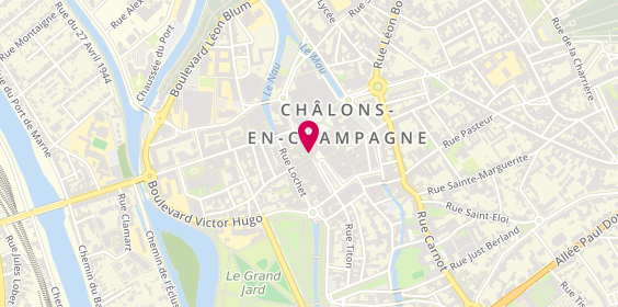 Plan de Icone, 4 Place République, 51000 Châlons-en-Champagne