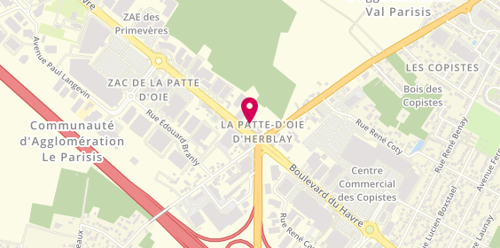 Plan de La Halle, 248 Boulevard Havre, Zone Aménagement de la Pate d'Oie, 95220 Herblay