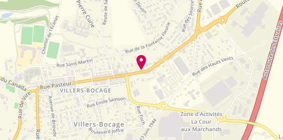 Plan de Distri Center, Rue Georges Clemenceau, 14310 Villers-Bocage