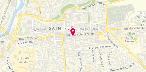 Plan de Camaïeu, 36 Rue Maréchal Leclerc, 50000 Saint-Lô