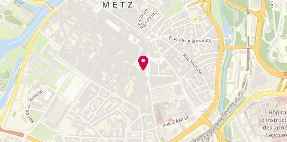 Plan de Arashop in shop Metz, 55 Place Saint Louis, 57000 Metz