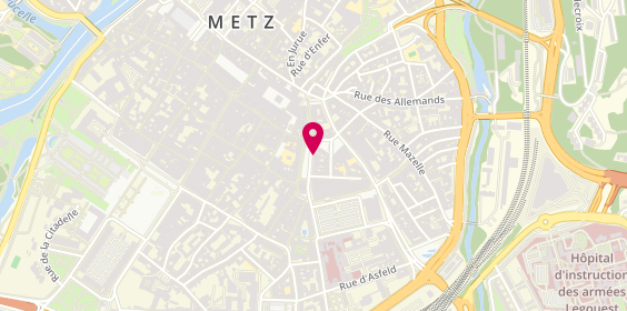 Plan de Damart, 34 Place Saint Louis, 57000 Metz