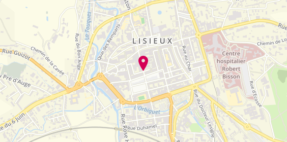 Plan de Etam, 16 Rue des Mathurins, 14100 Lisieux