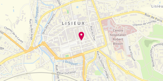 Plan de Les Jolies Choses, 22 Rue de la Résistance, 14100 Lisieux