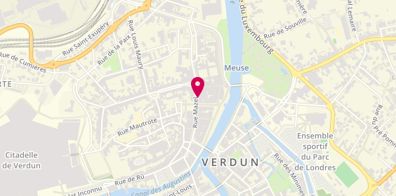 Plan de Okaidi Verdun, 56 Rue Mazel, 55100 Verdun