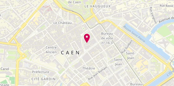 Plan de Geox, 17 Rue Bellivet, 14000 Caen