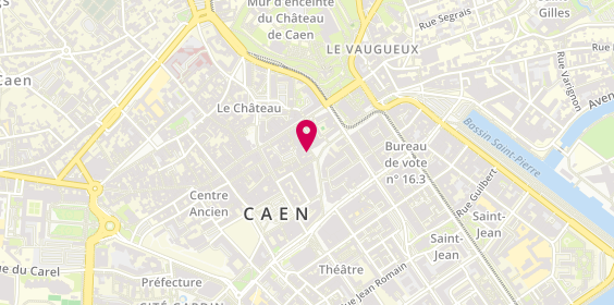 Plan de Yohann Chausseur, 16 Rue Hamon, 14000 Caen