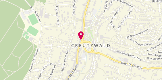 Plan de Zeeman Creutzwald Rue de la Houve, 5 Rue de la Houve, 57150 Creutzwald