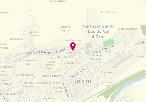 Plan de Chaussea SAS, 105 avenue Charles de Gaulle, 54910 Valleroy