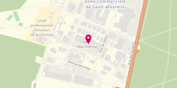 Plan de Damart, Centre Commercial Saint Max Avenue
201 Rue des Girondins, 60740 Saint-Maximin