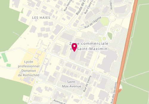 Plan de La Halle Chaussures & Maroquinerie, 311 Rue de la Révolution Française, 60740 Saint-Maximin