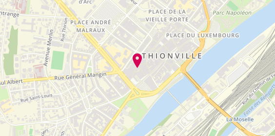 Plan de Armand Thiery, 13 Rue du Cygne Centre Commercial la Cour des Capucins, 57100 Thionville