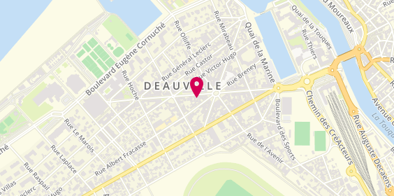 Plan de Boutique Fursac Deauville, 55 Rue Désiré le Hoc, 14800 Deauville