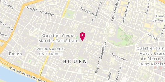 Plan de Zara, Rue des Carmes 79-85, 76000 Rouen