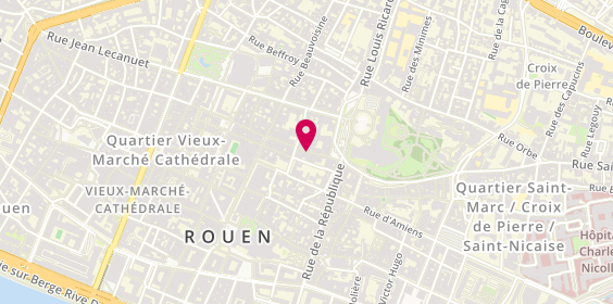 Plan de La Boutique Autrement, 19/21 Rue de l'Hôpital, 76000 Rouen
