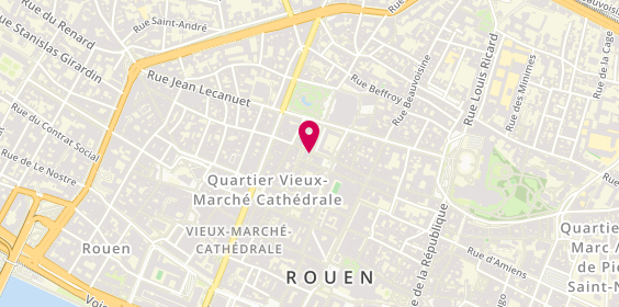 Plan de K-Priss, 62 Rue Ganterie, 76000 Rouen